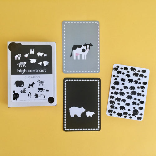 High Contrast Animal Flash Cards