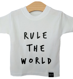 Black & White Rule the World Tee