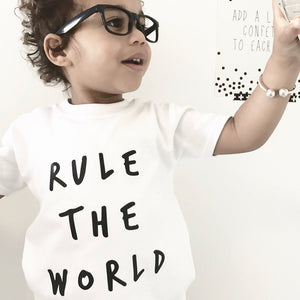 Black & White Rule the World Tee
